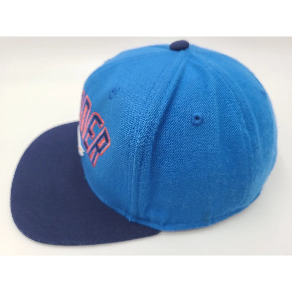 Oklahoma City Thunder Adidas Trefoil Snapback (Seems Small) Hat Cap OKC NBA Blue